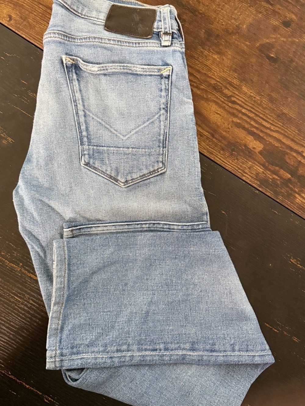 Hudson Jeans Light Blue Boyfriend Straight Jeans